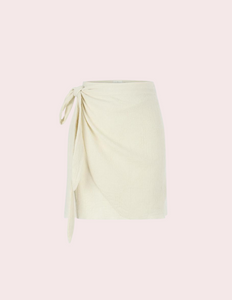 Mini Lyra Wrap Skirt - Natural