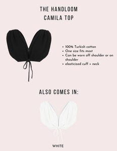 Camila Top - Black